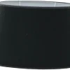 Ovala Lampskärmar-Hallbergs Opulence Lampskärm Oval 25cm Svart