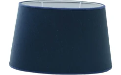 Ovala Lampskärmar-Hallbergs Opulence Oval Lampskärm 20cm Indigo