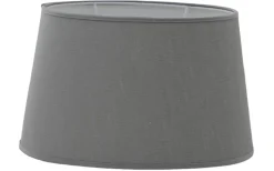 Ovala Lampskärmar-Hallbergs Opulence Oval Lampskärm 20cm Sterling