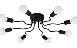 Plafonder-Eglo Orazio Plafond 68cm Svart