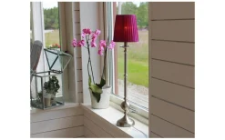 Enfärgade Runda Lampskärmar < Oriva Organza Lampskärm Ø17cm Lila