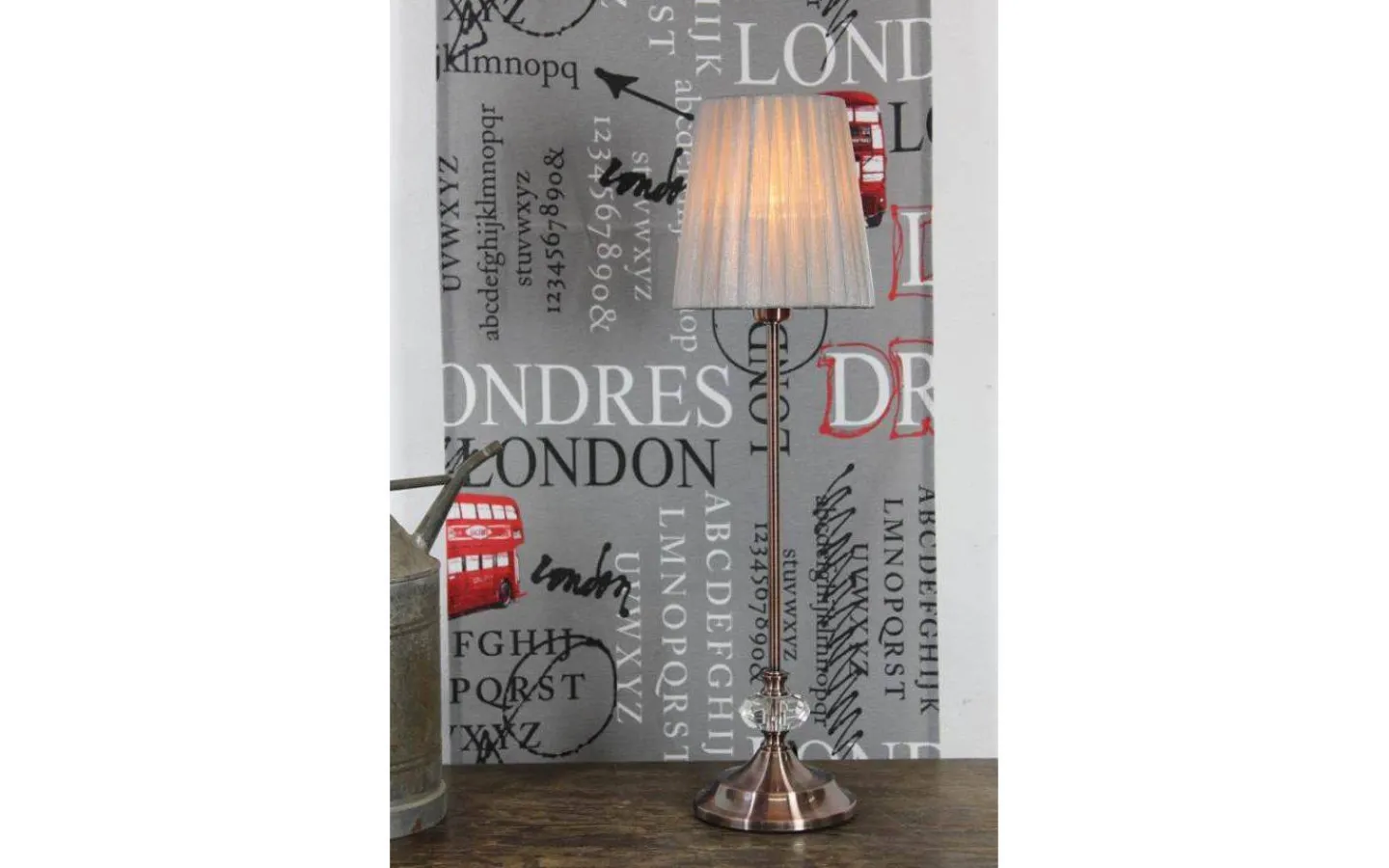 Mönstrade Lampskärmar < Oriva Organza Lampskärm Ø14,5cm Svart/Vit