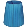Enfärgade Runda Lampskärmar-Oriva Organza Lampskärm Ø17cm Turkos