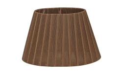 Ovala Lampskärmar < Oriva Organza Lampskärm Oval 22cm Brun