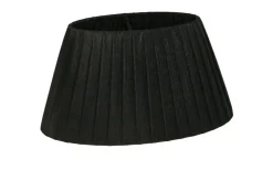 Ovala Lampskärmar-Oriva Organza Lampskärm Oval 28cm Svart