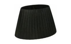 Ovala Lampskärmar-Oriva Organza Lampskärm Oval 22cm Svart