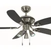 Takfläktar|Vardagsrum-Texa Design Orion Mini 105cm Takfläkt Svart/Nickel