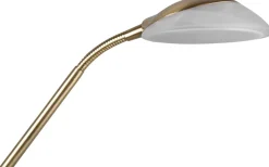 Uplight|Golvläslampor-Reality Orson Golvlampa LED matt mässing