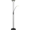 Uplight|Golvläslampor-Reality Orson Golvlampa LED mattsvart