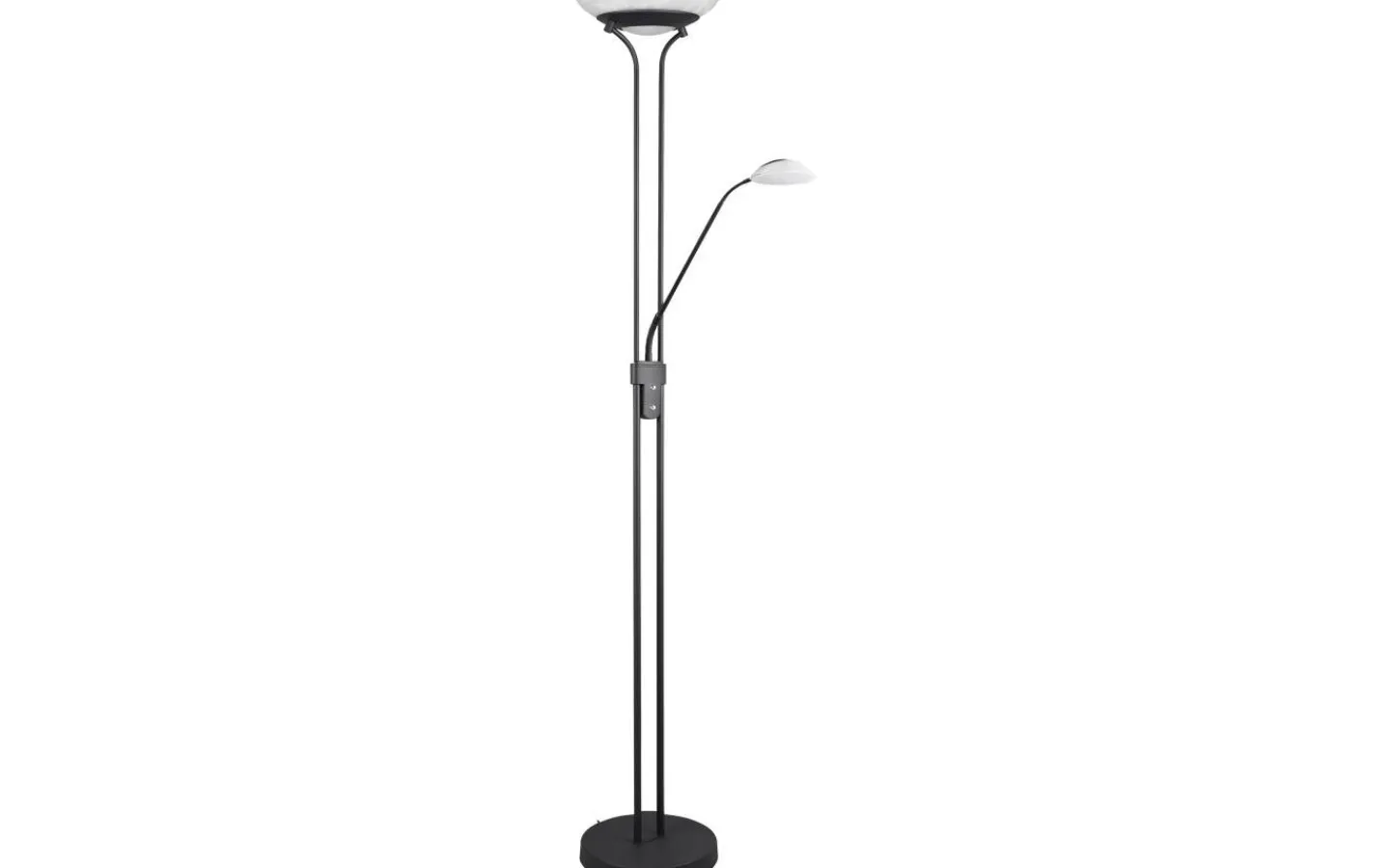 Uplight|Golvläslampor-Reality Orson Golvlampa LED mattsvart
