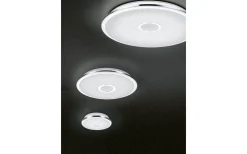 Plafonder-Trio Lighting Osaka Plafond LED 42cm krom