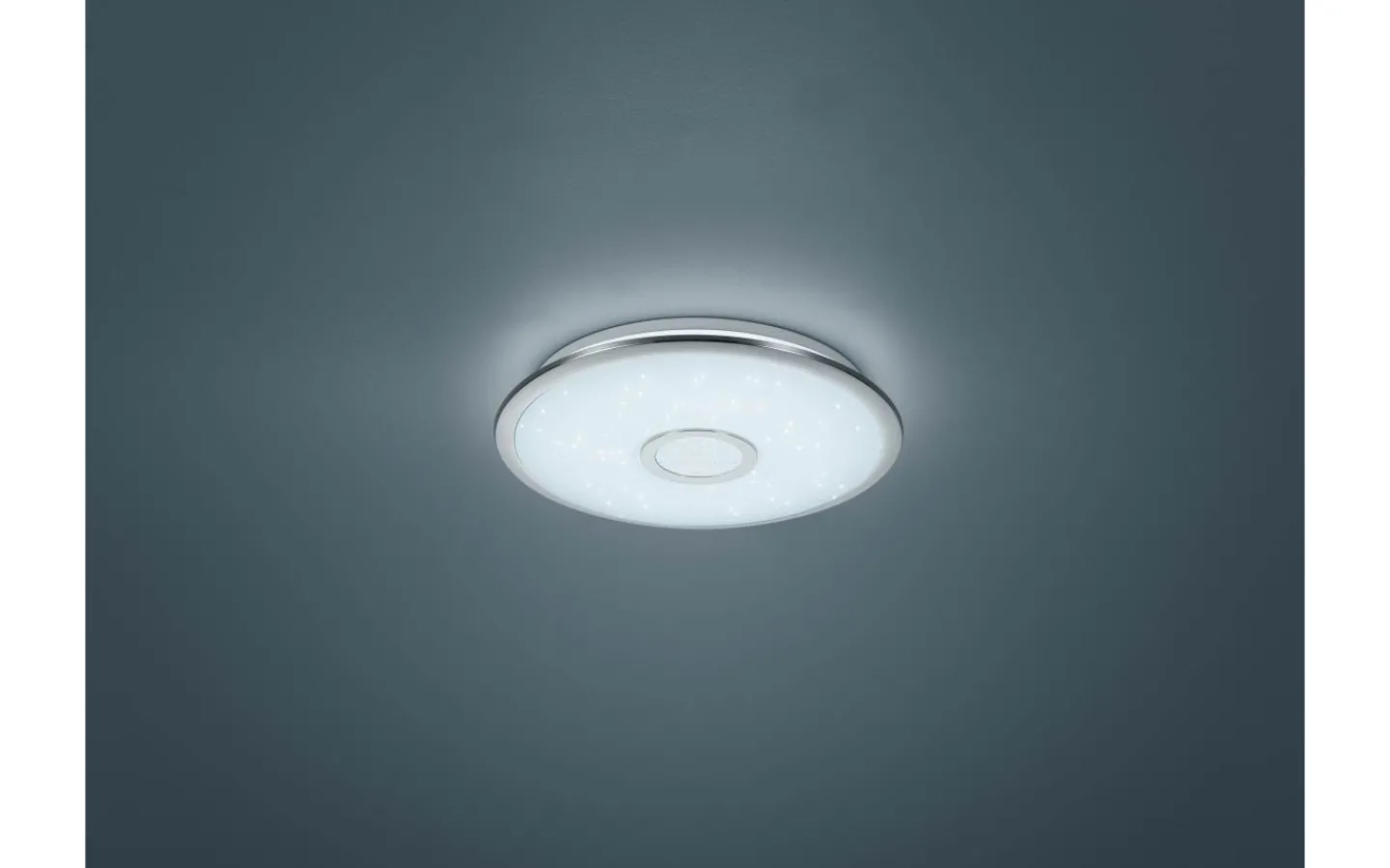 Plafonder-Trio Lighting Osaka Plafond LED 42cm krom
