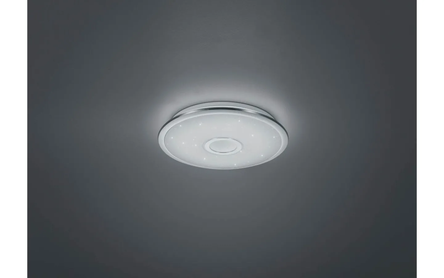 Plafonder-Trio Lighting Osaka Plafond LED 42cm krom