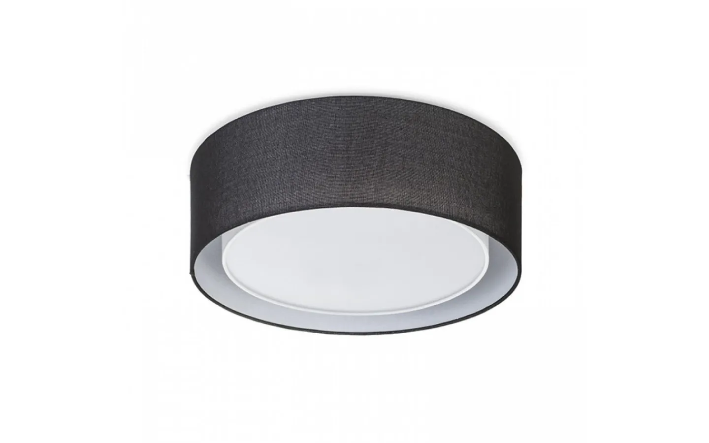 Sovrum|Plafonder < Rendl Otis Plafond 50cm 3xE27 Svart/Vit