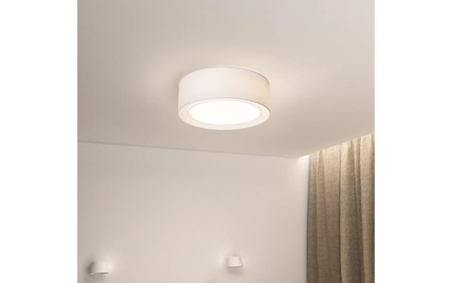 Sovrum|Plafonder-Rendl Otis Plafond 50cm 3xE27 Vit