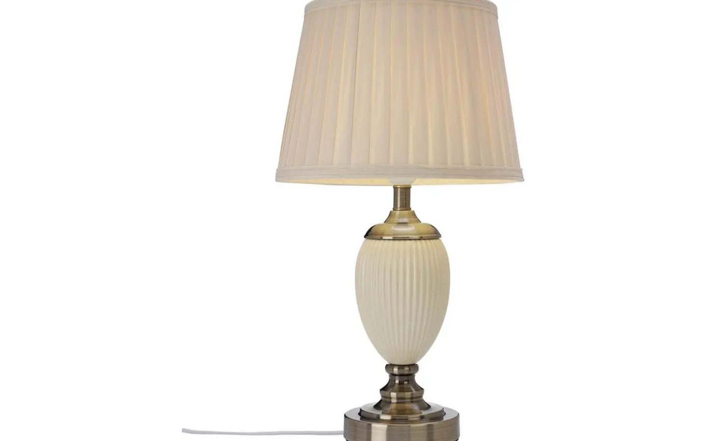 Bordslampor-Cottex Ottilia Bordslampa 49cm Beige/Antik