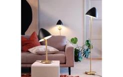 Bordslampor-Dyberg Larsen Oulu Bordslampa 47cm Svart/Mässing
