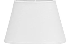 Ovala Lampskärmar-PR Home Oval Lampskärm 25cm Lin Classico Vit