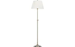 Golvlampor < Markslojd Oxford Golvlampa 155cm Offwhite/Antikmässing