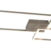Plafonder-Reality Padella Plafond LED borstad stål 4000K