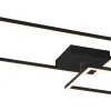 Plafonder-Reality Padella Plafond LED mattsvart 4000K