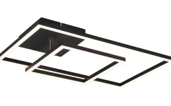 Plafonder-Reality Padella Plafond LED mattsvart 4000K