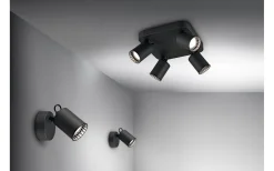 Läslampor-Trio Lighting Pago Spotlight GU10 mattsvart