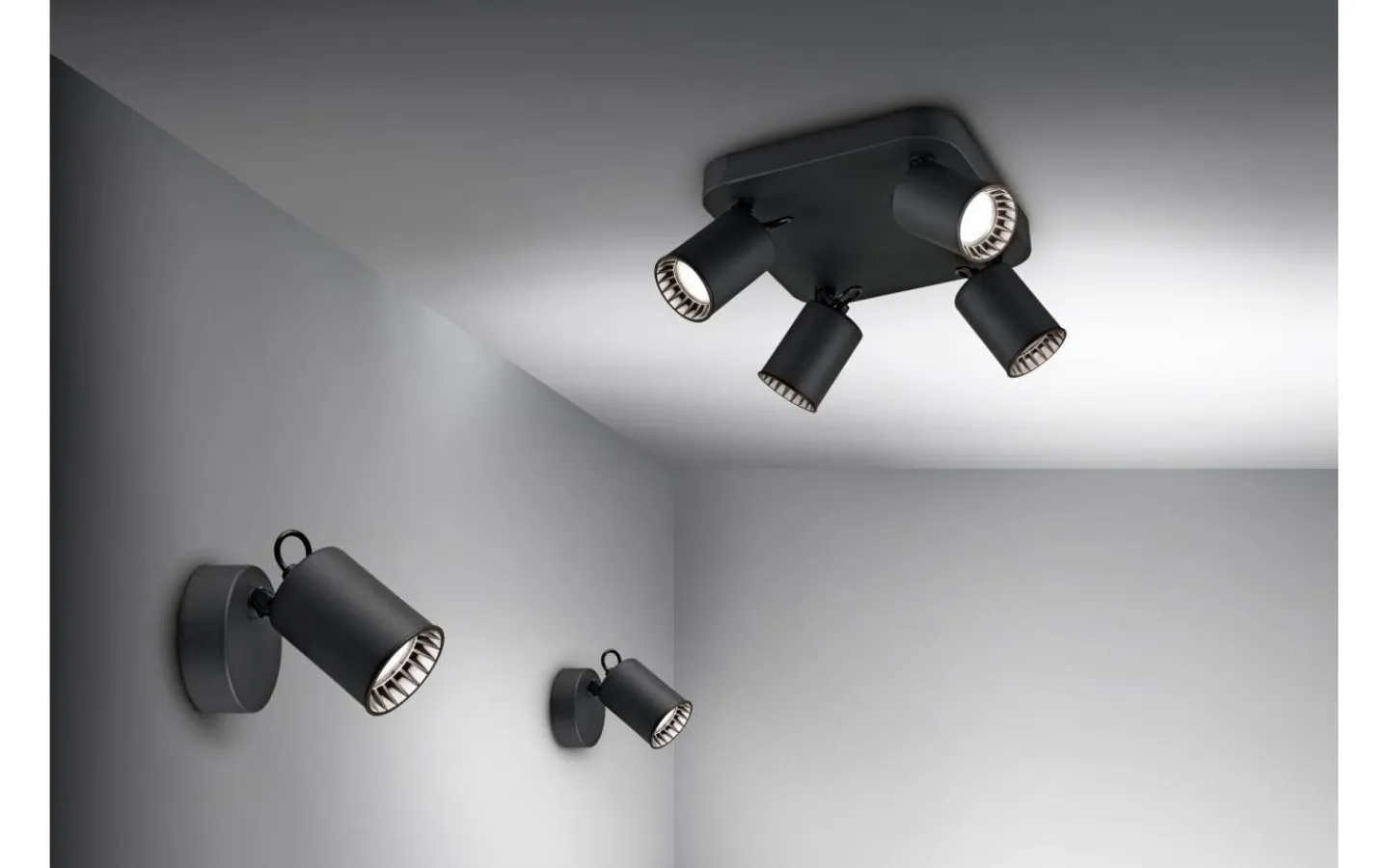 Läslampor-Trio Lighting Pago Spotlight GU10 mattsvart