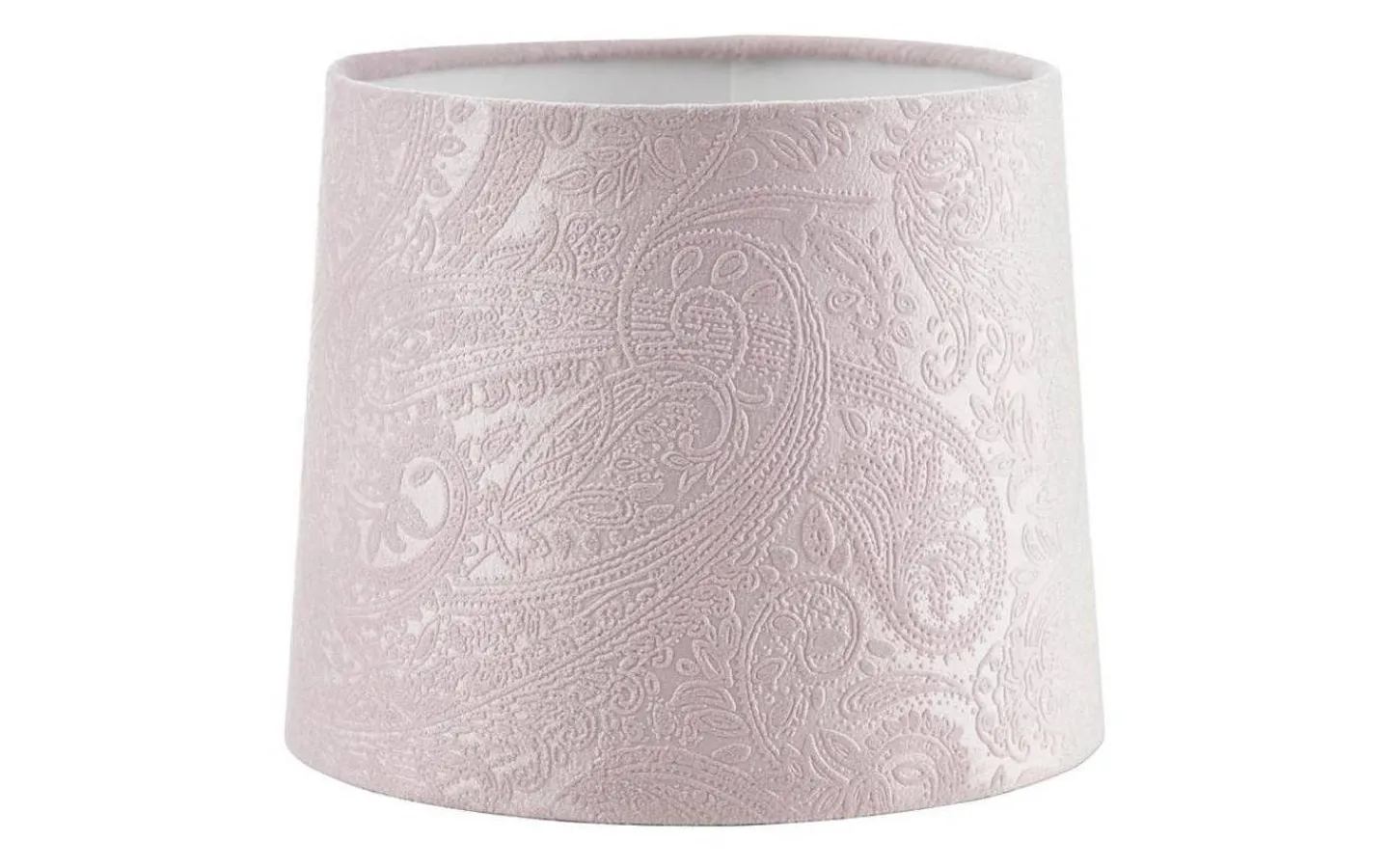 Mönstrade Lampskärmar-Oriva Paisley Lampskärm Ø16cm Sammet Rosa