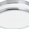Badrumslampor Tak < Eglo Palermo Plafond 23cm LED 3000K 11W Krom IP44