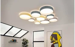 Plafonder < Eglo Palomaro Plafond 40,5cm LED 3000K 18W Vit