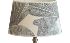 Ovala Lampskärmar-Hallbergs Panama Oval Lampskärm 20cm Beige