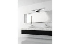 Badrumslampor Vägg-Eglo Pandella 1 Spegelbelysning 60cm 4000K 7,4W Svart IP44