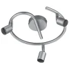 Runda Takspotlights|Takspot Med 3 Lampor-Reality Paris Spotlight 3-delad GU10 grå