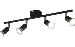 Avlånga Takspotlights|Takspot Med Minst 4 Lampor < Reality Paris Spotlight 4-delad GU10 mattsvart