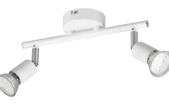 Takspot Med 2 Lampor < Reality Paris Spotlight 2-delad GU10 mattvit