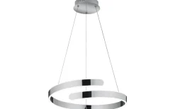 Stora Taklampor Ø50-69 Cm < Reality Parma Taklampa 50cm LED krom 4000K