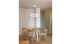 Stora Taklampor Ø50-69 Cm < Reality Parma Takpendel 50cm LED mattvit 4000K