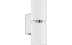 Lampetter < Eglo Passa Vägglampa LED 3000K 2x3W Krom/Vit