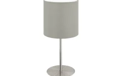 Bordslampor-Eglo Pasteri Bordslampa 28cm Nickel/Taupe