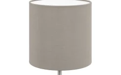 Bordslampor-Eglo Pasteri Bordslampa 28cm Nickel/Taupe