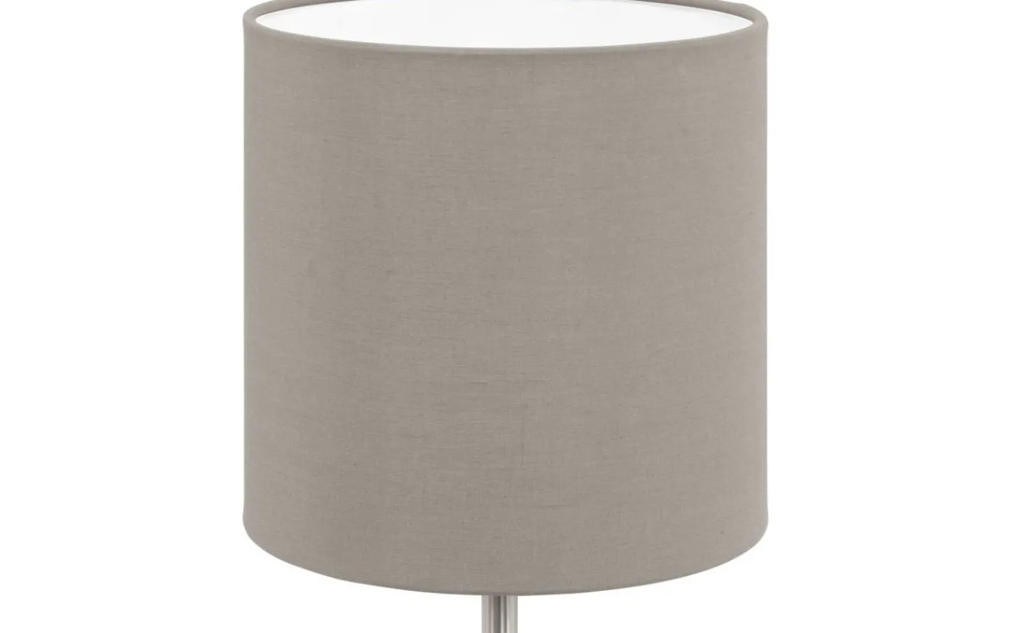 Bordslampor-Eglo Pasteri Bordslampa 28cm Nickel/Taupe