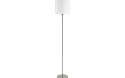 Golvlampor < Eglo Pasteri Golvlampa 158cm Matt Nickel/Vit