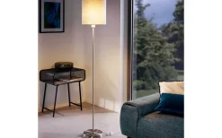 Golvlampor < Eglo Pasteri Golvlampa 158cm Matt Nickel/Grå