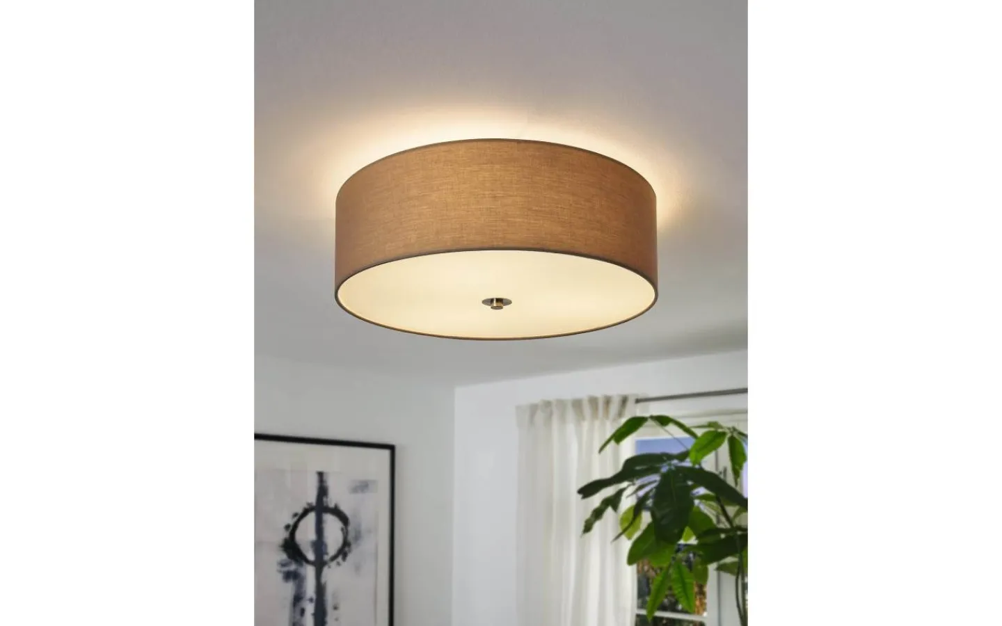 Plafonder < Eglo Pasteri Plafond Ø47,5cm Brun
