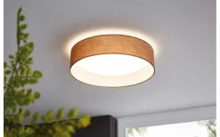 Plafonder < Eglo Pasteri Plafond 32cm LED 3000K 10,8W Brun