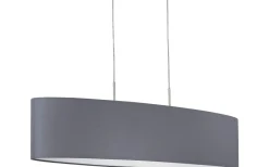 Avlånga Taklampor < Eglo Pasteri Taklampa 100cm Grå/Nickel
