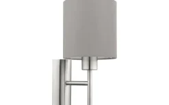 Lampetter < Eglo Pasteri Vägglampa Nickel/Taupe