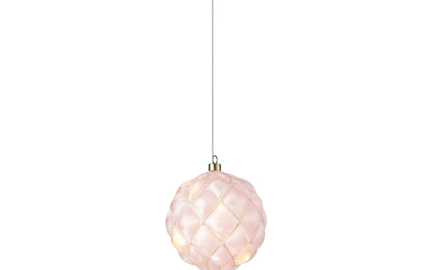 Batteri Julpynt Inomhus|Inomhusdekorationer Batteri-Markslojd Pearl Batteridriven Dekoration 15cm Rosa