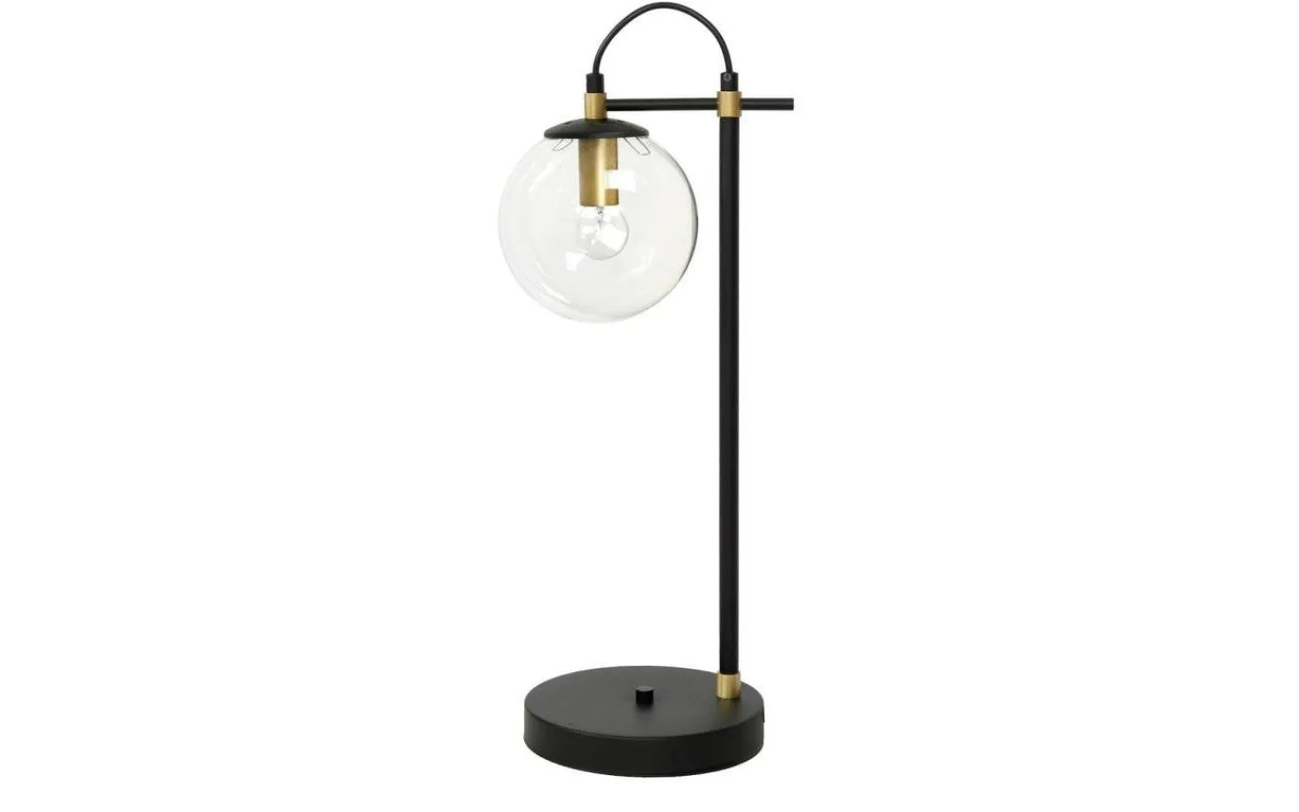 Sovrum|Bordslampor-Hallbergs Perla 1 Bordslampa 60cm E14 Mässing/Svart